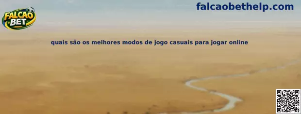 Melhores modos de jogo casuais para jogar online